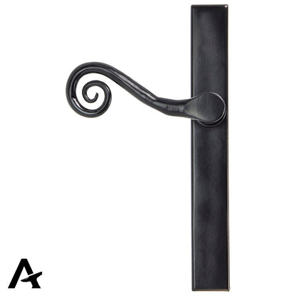 MONKEYTAIL SLIM LEVER ESPAGNOLETTE LATCH LH 128x242x58 BLK - 46397L by MARCHES (ANVIL) ARCHITECTURAL HARDWARE