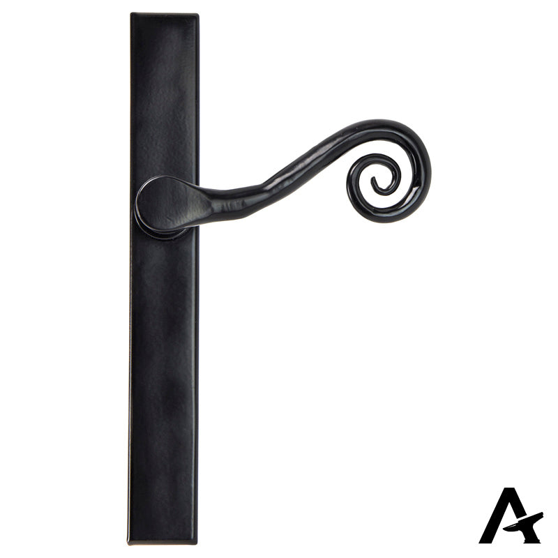 MONKEYTAIL SLIM LEVER ESPAGNOLETTE LATCH RH 128x242x58 BLK by MARCHES (ANVIL) ARCHITECTURAL HARDWARE