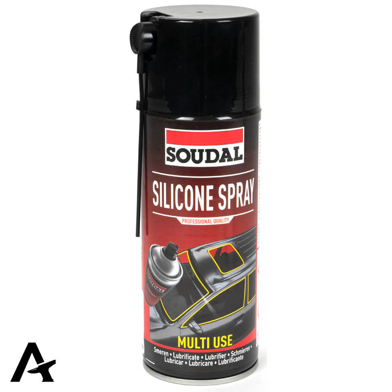 SOUDAL SILICONE SPRAY 400ml by MARCHES (ANVIL) ARCHITECTURAL HARDWARE