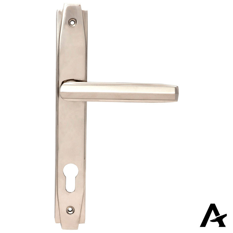 ART DECO SLIM LEVER ESPAGNOLETTE LOCK 130x258x61 PNP - 51187 by MARCHES (ANVIL) ARCHITECTURAL HARDWARE