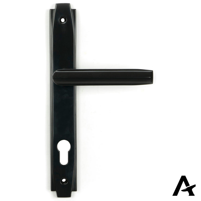 ART DECO SLIM LEVER ESPAGNOLETTE LOCK 130x258x61 AGBZ - 51189 by MARCHES (ANVIL) ARCHITECTURAL HARDWARE
