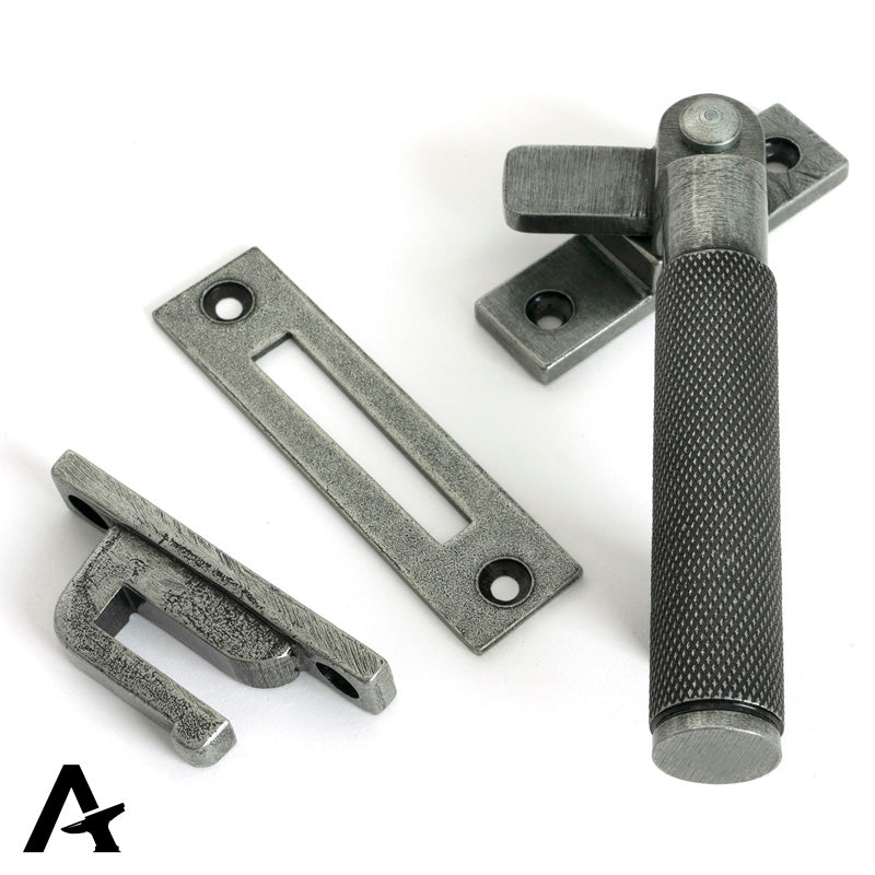 BROMPTON LOCKING FASTENER RH 130x17x38 PEW by MARCHES (ANVIL) ARCHITECTURAL HARDWARE