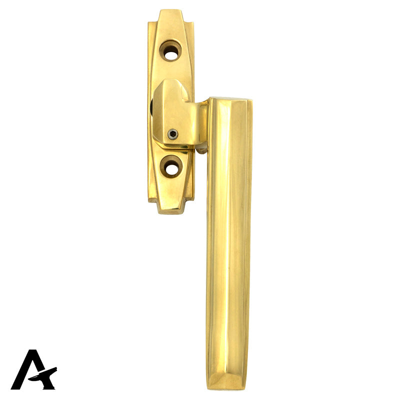 ART DECO ESPAGNOLETTE RH 144x18x38 PBR - 51945 by MARCHES (ANVIL) ARCHITECTURAL HARDWARE
