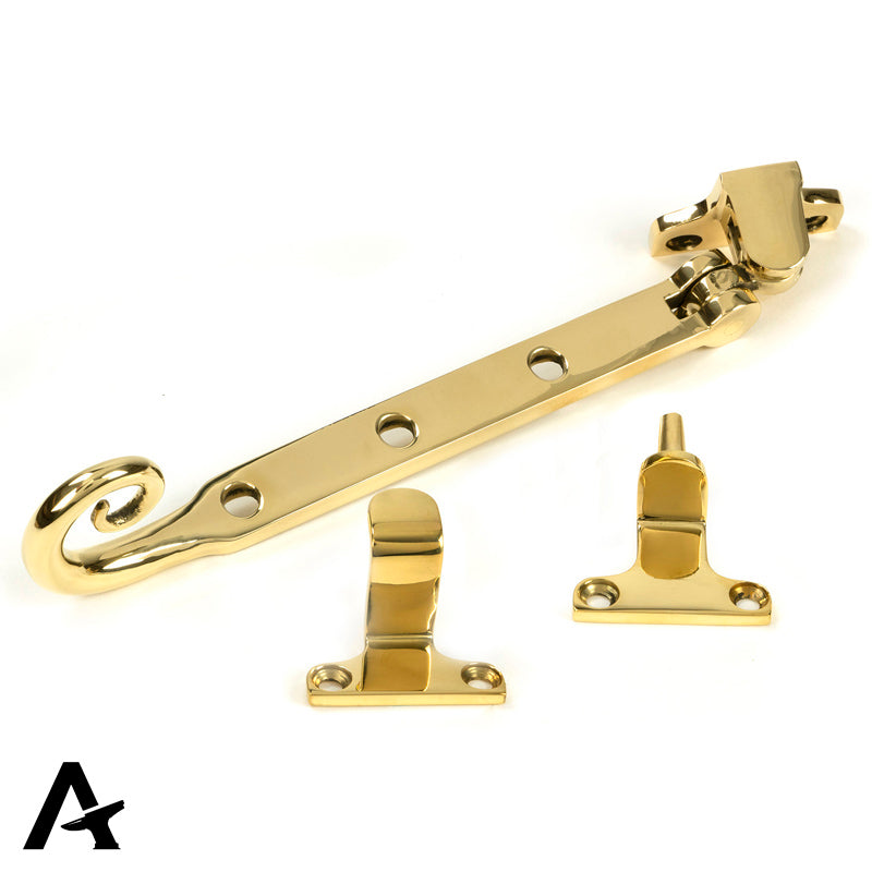 MONKEYTAIL STAY ST 227x15x33 PBR by MARCHES (ANVIL) ARCHITECTURAL HARDWARE