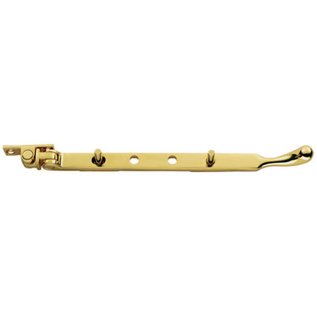 BULB END CASEMENT STAY 253 PBR WF12S by CARLISLE BRASS
