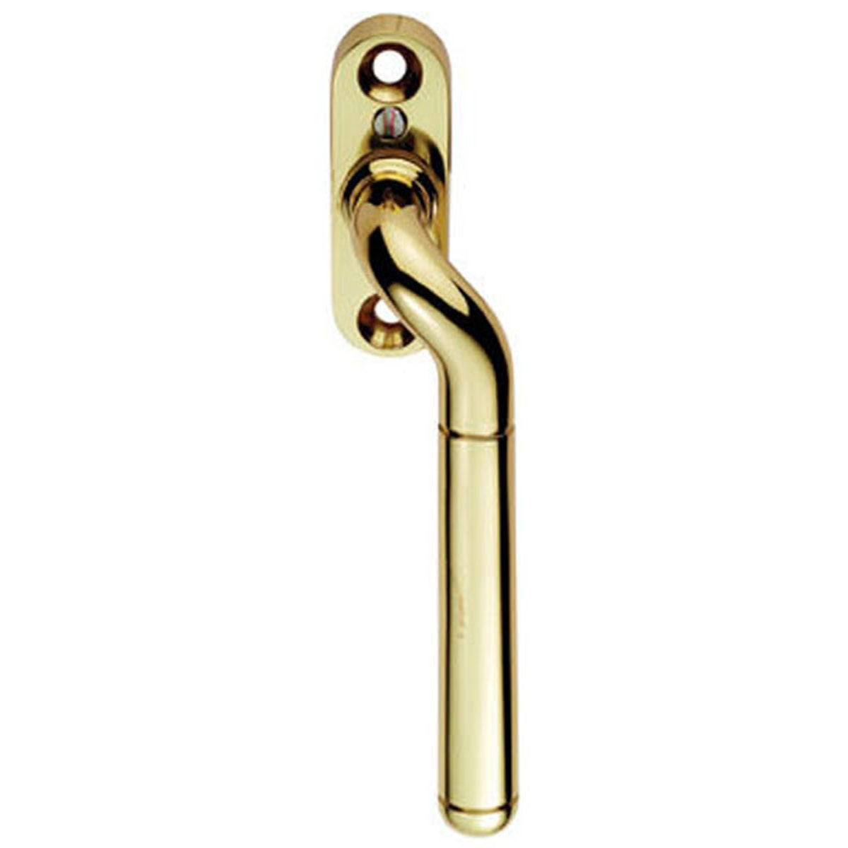 CRANKED LOCKING ESPAG HANDLE RH PBR V1008RH by CARLISLE BRASS