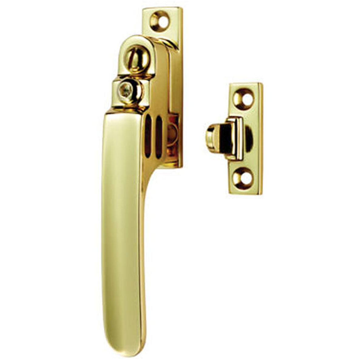 VICT LOCK CASEMENT FASTENER+NV PBR V1007LCK by CARLISLE BRASS