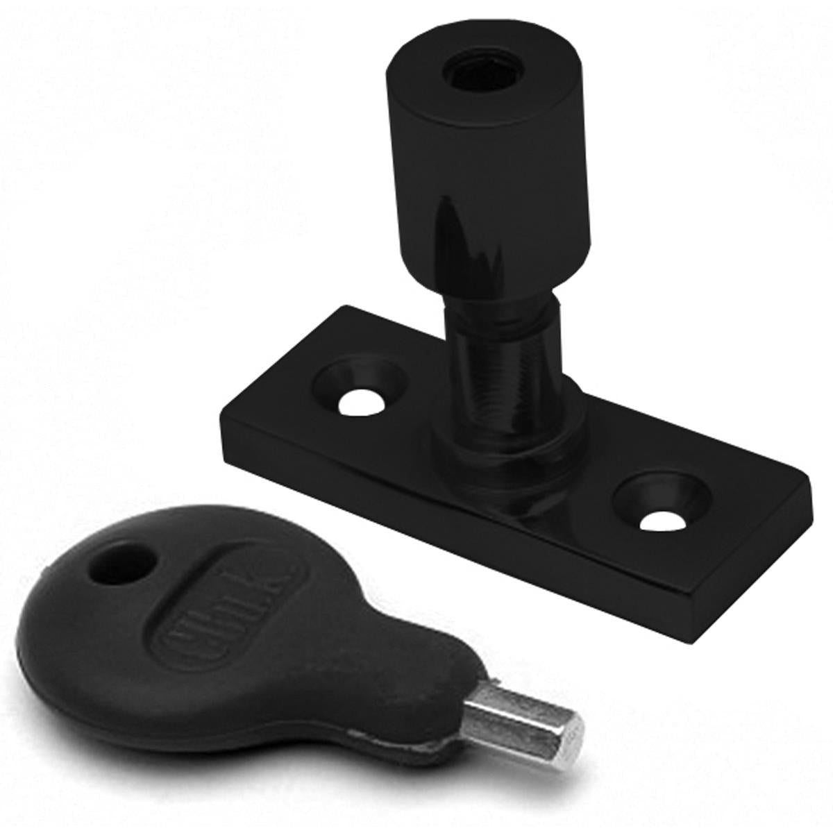 CASEMENT STAY PIN LOCK 41x17x35 BLK WF17PCB by CARLISLE BRASS