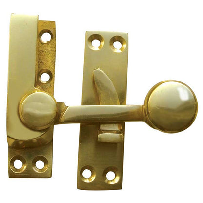 JEDO QUADRANT WINDOW SASH FASTENER 70 PBR JV83PB