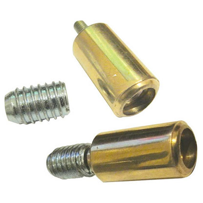 JEDO WINDOW LOCKING SASH STOP D15x29 PBR JV4201PB
