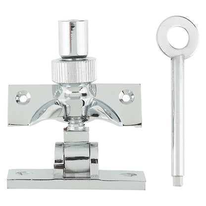 JEDO LOCKABLE BRIGHTON SASH FASTENER 58 PCP JV88LPC