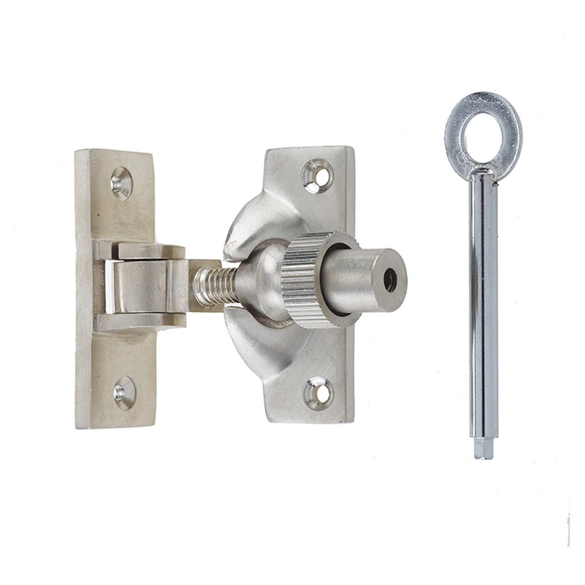 JEDO LOCKABLE BRIGHTON SASH FASTENER 58 SNP JV88LSN