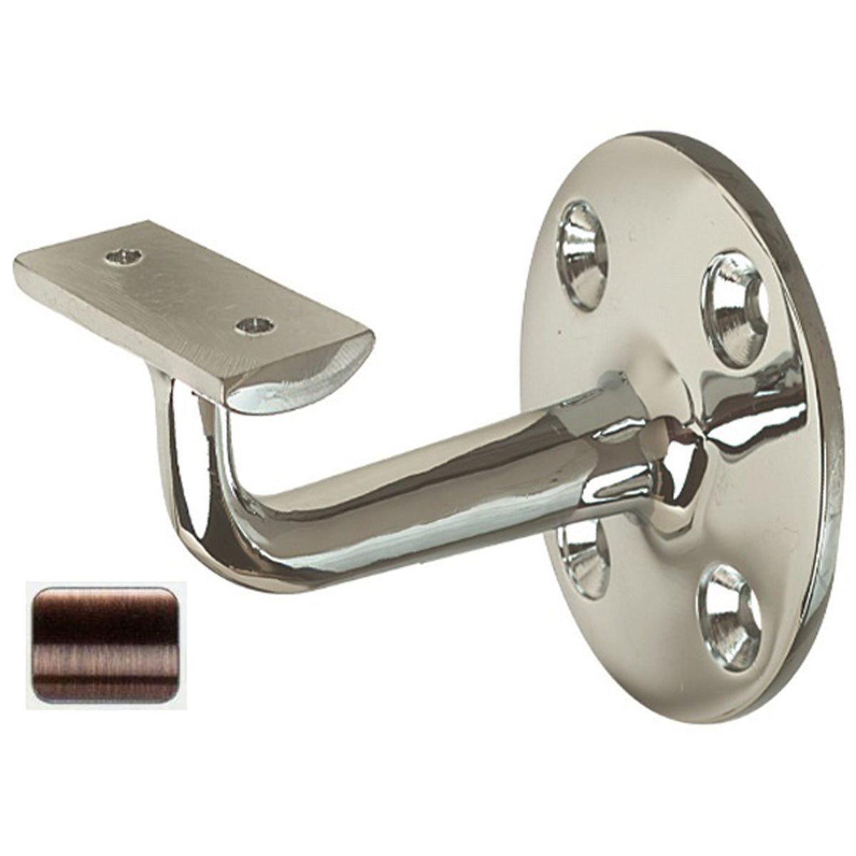 ARTISAN HANDRAIL FLAT BAN BRS/NCD by WILLIAM HOPKINS LTD