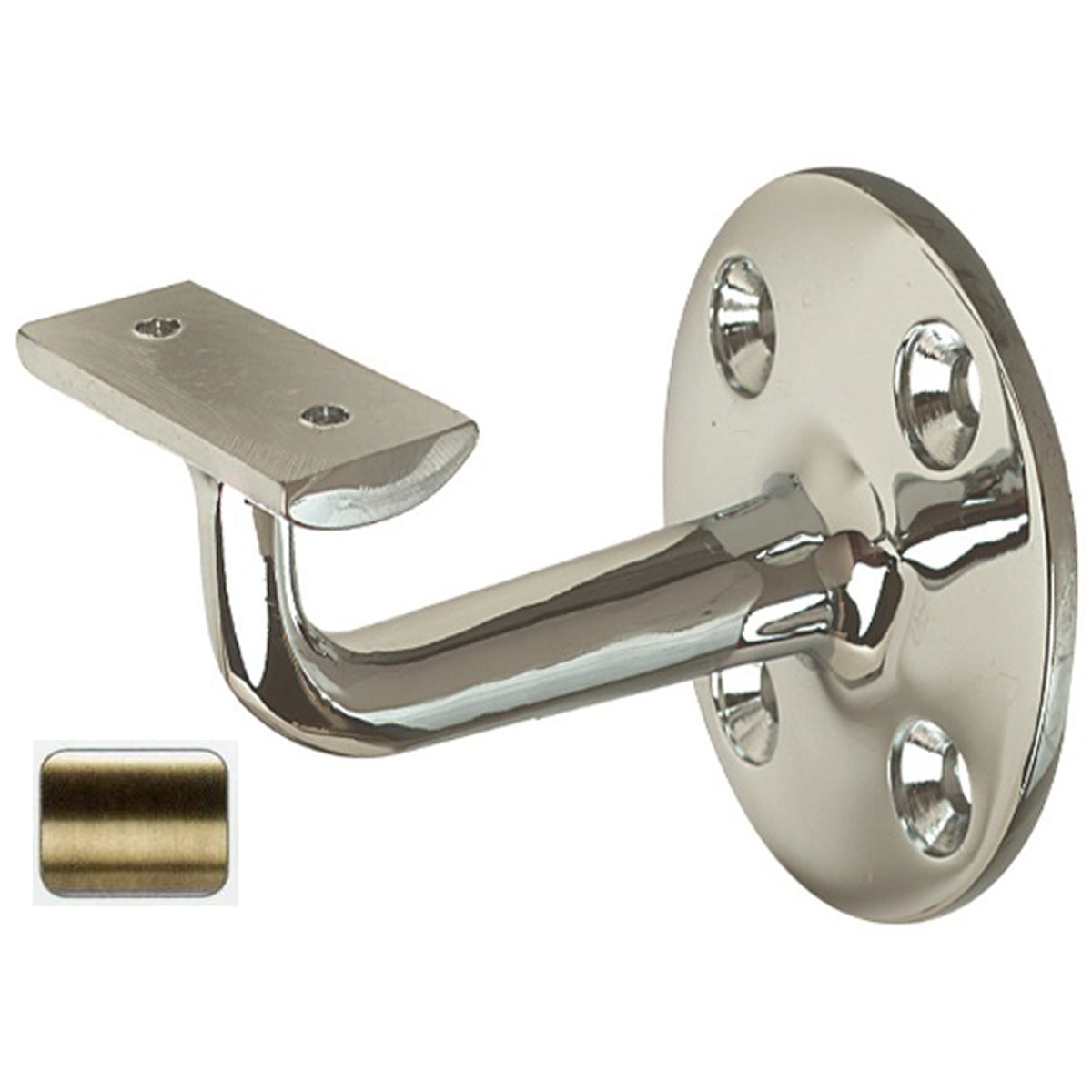 ARTISAN HANDRAIL FLAT BAN BRS/RBL by WILLIAM HOPKINS LTD