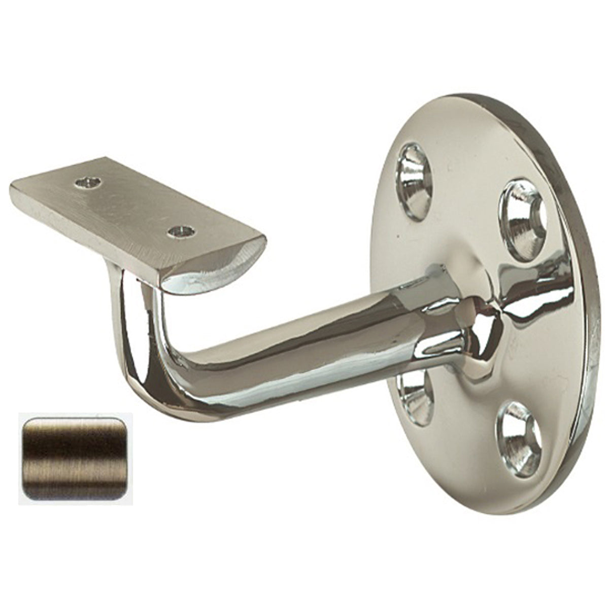ARTISAN HANDRAIL FLAT BAN BRS/RBD by WILLIAM HOPKINS LTD