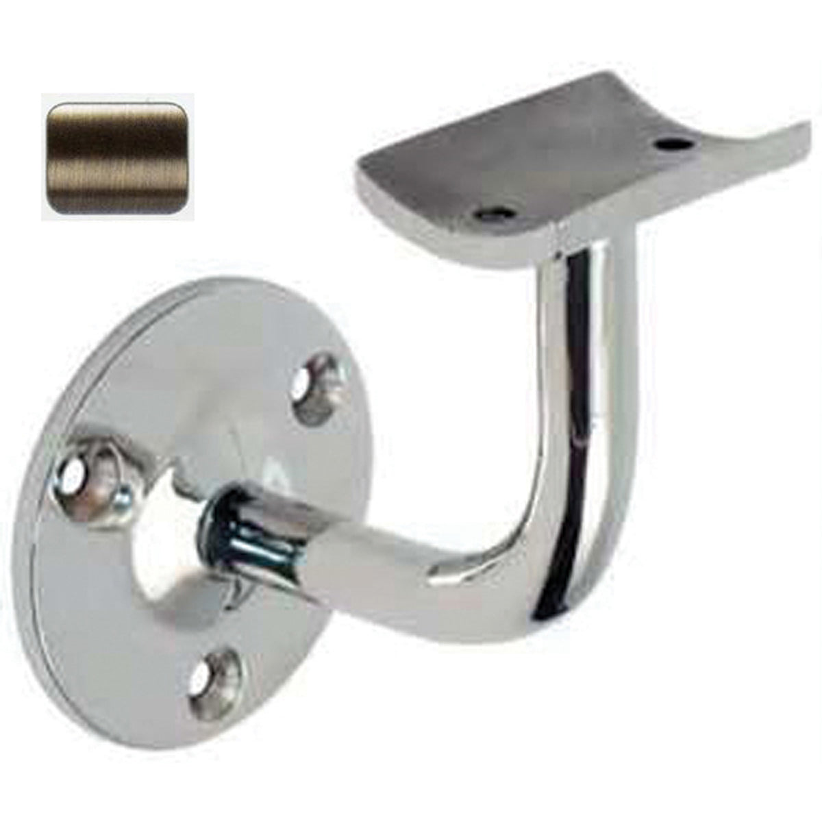 ARTISAN HANDRAIL CURV BAN BRS/RBD