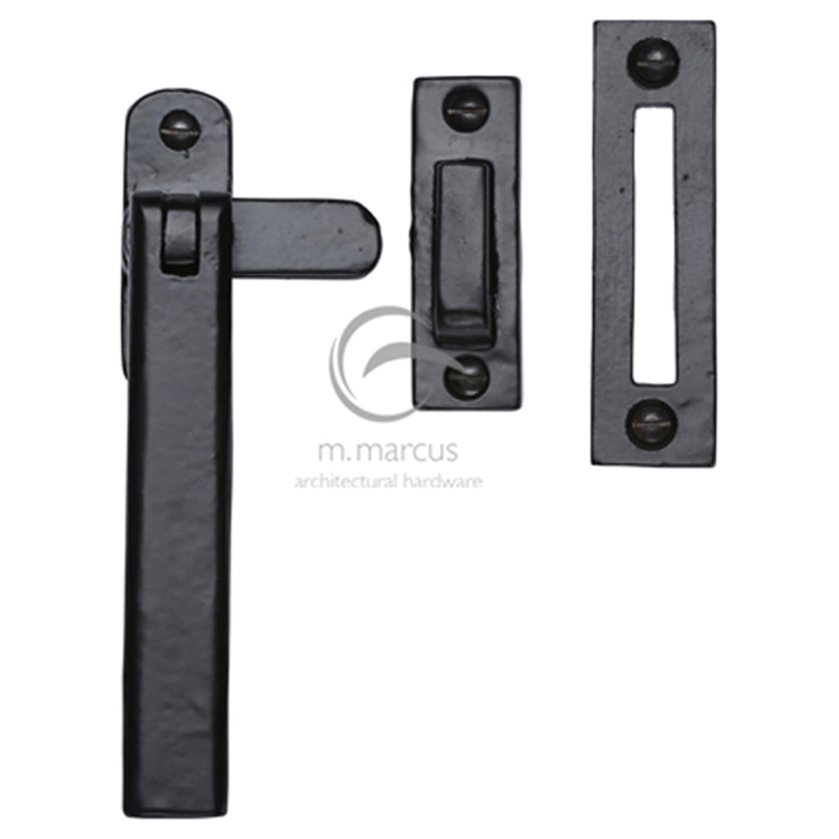 CASEMENT FASTENER 128x41 BLK by M MARCUS LTD