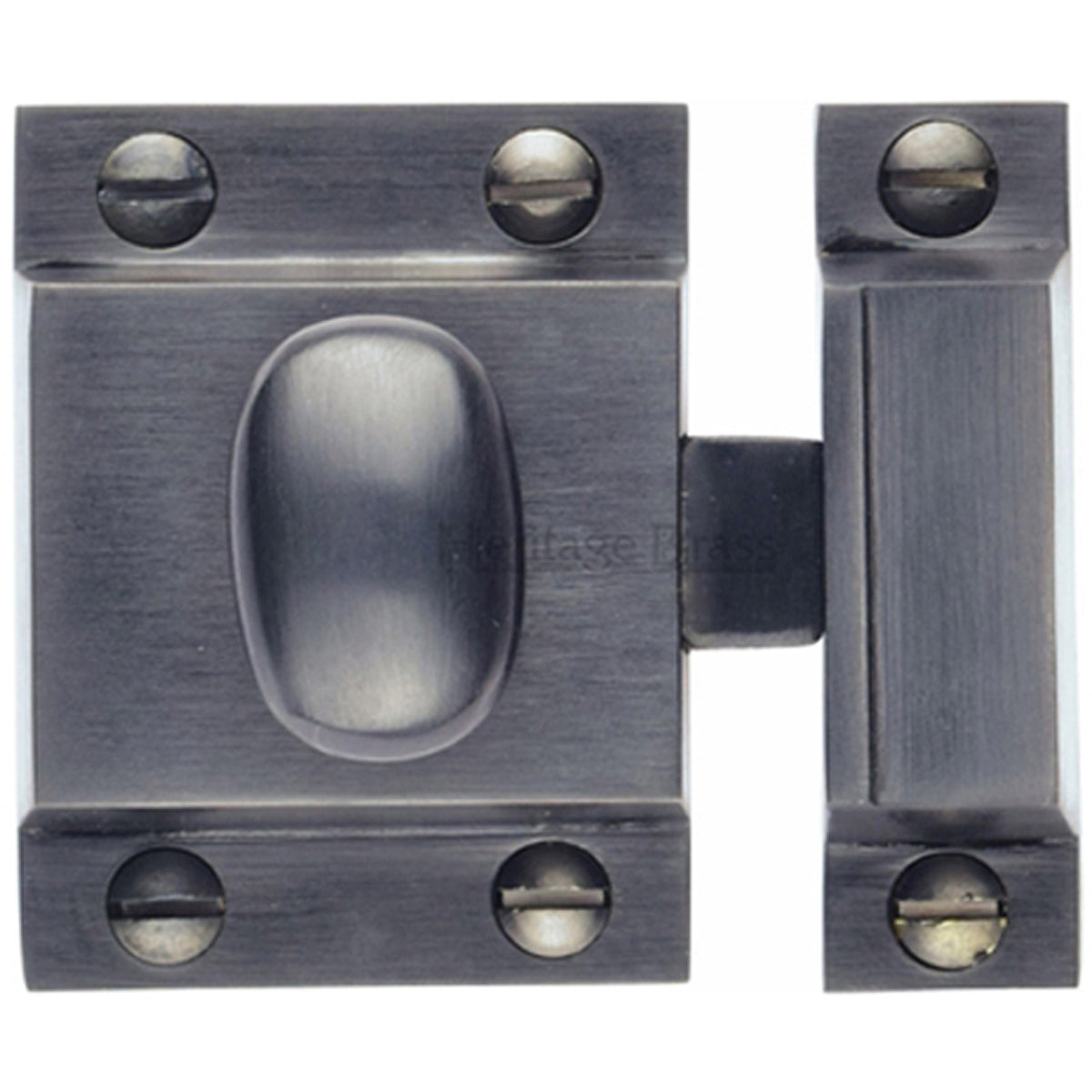 CUPBOARD LATCH OVAL TURN MBK