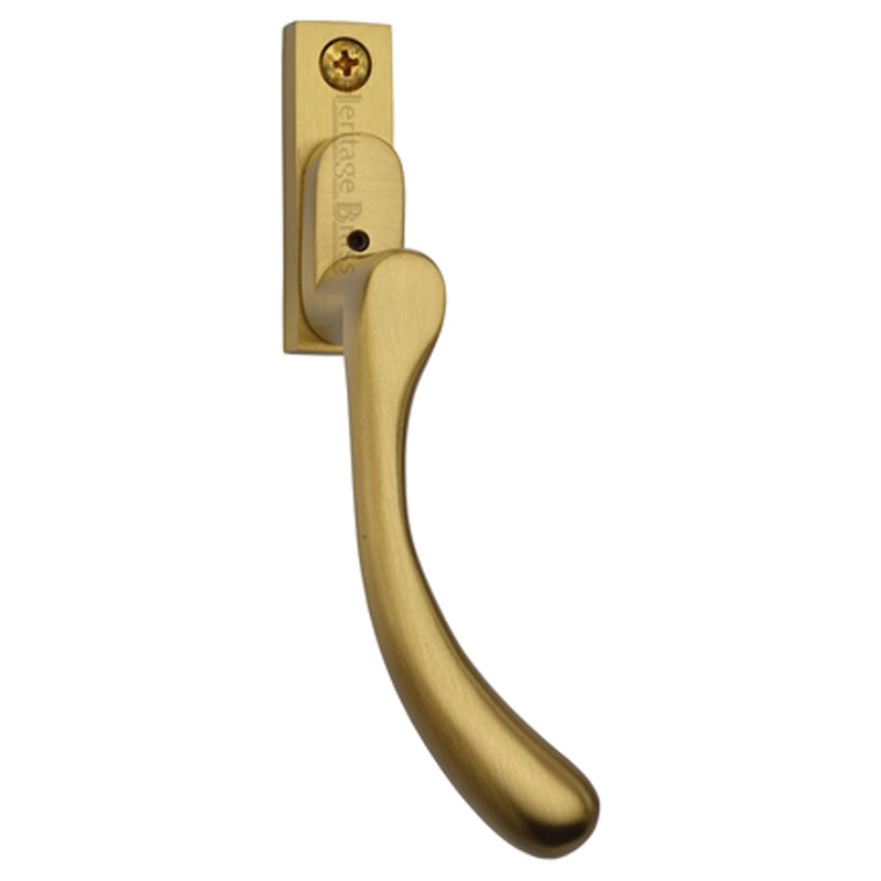 HERATIGE BRASS ESPAGNOLETTE HANDLE BALL DESIGN RH SBR by M MARCUS LTD