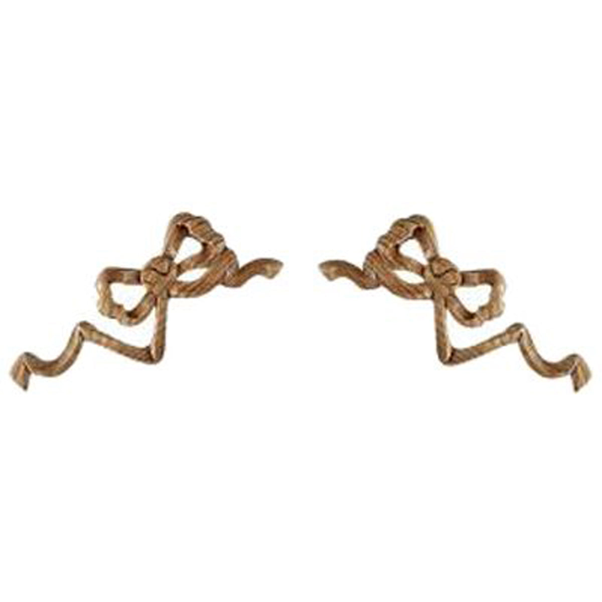 CARVED BOW SMALL PAIR