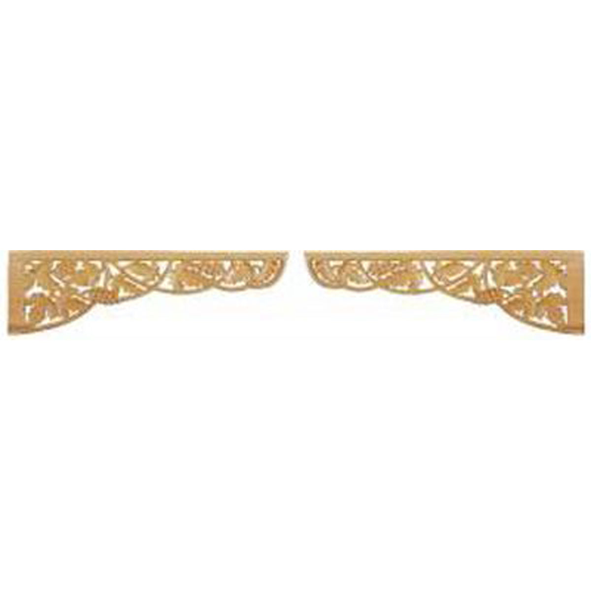 CARVED VINELEAF SPANDREL LARGE PAIR