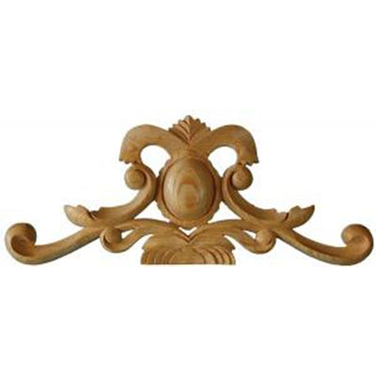 CARVED PIERCED PEDIMENT