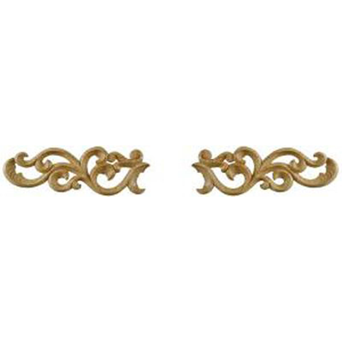 Carved Yorkshire Rose Large 152 x 30mm — Pair
