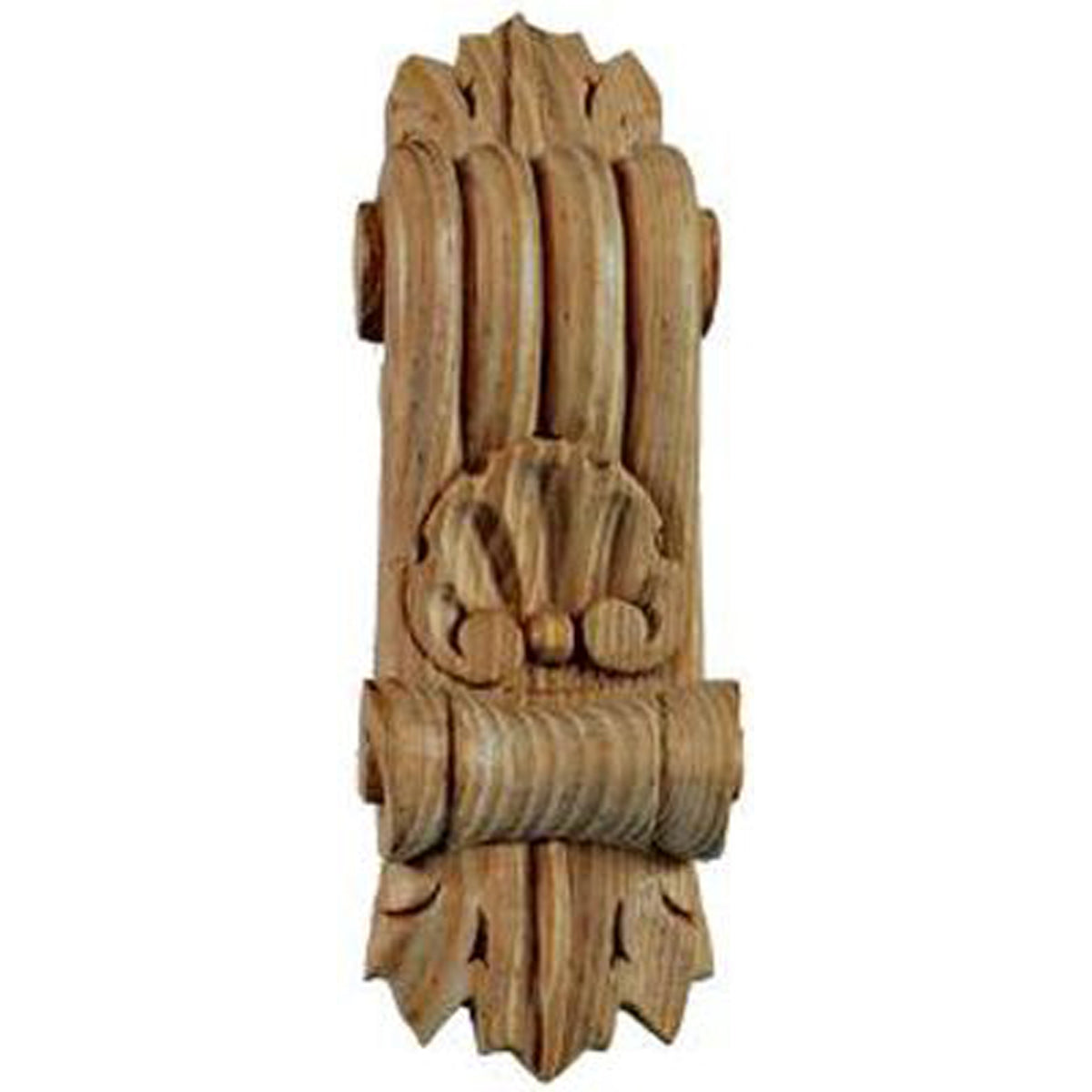CARVED AP BRACKET+LEAF CAP PAIR