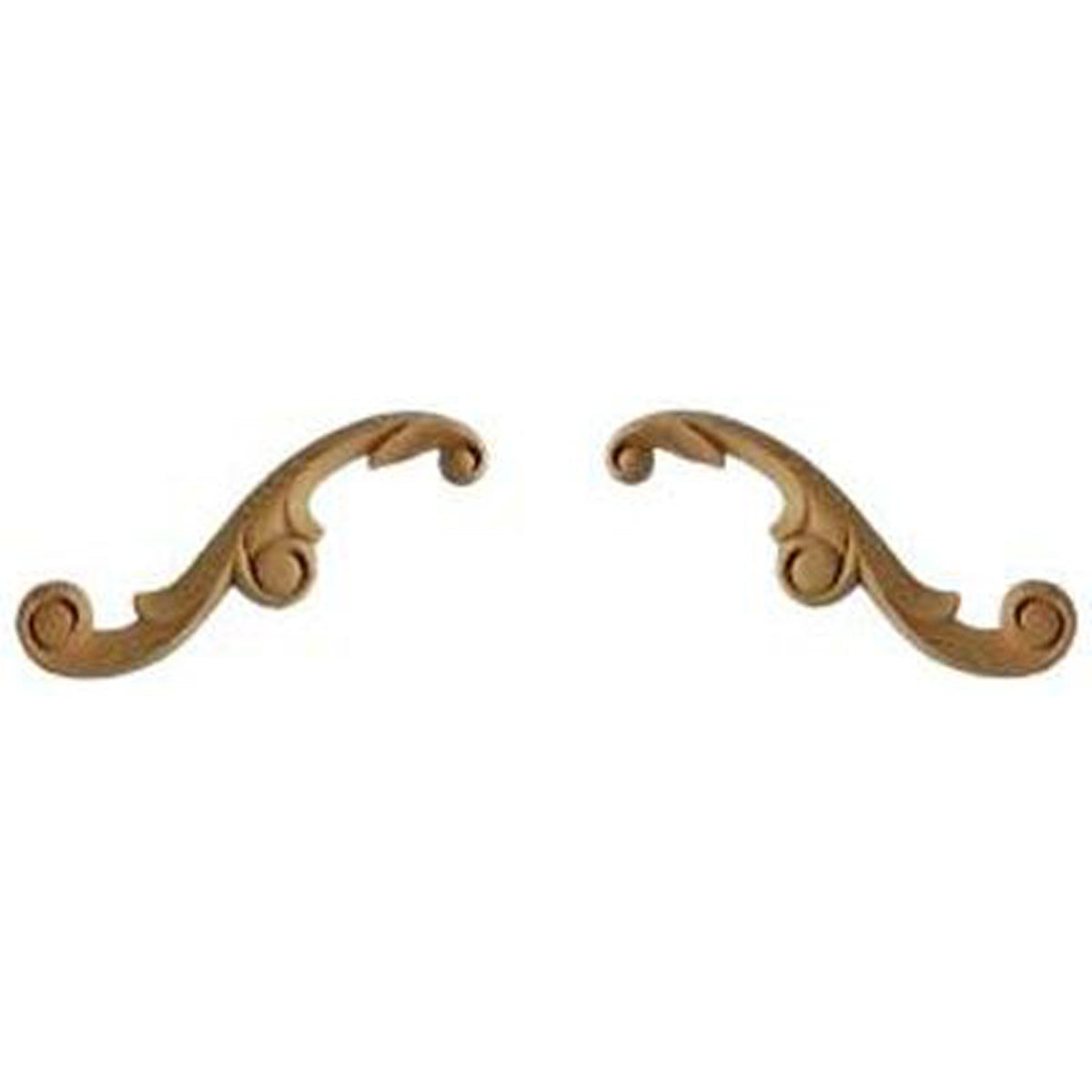 Carved Tudor Rose Extra Large — Pair