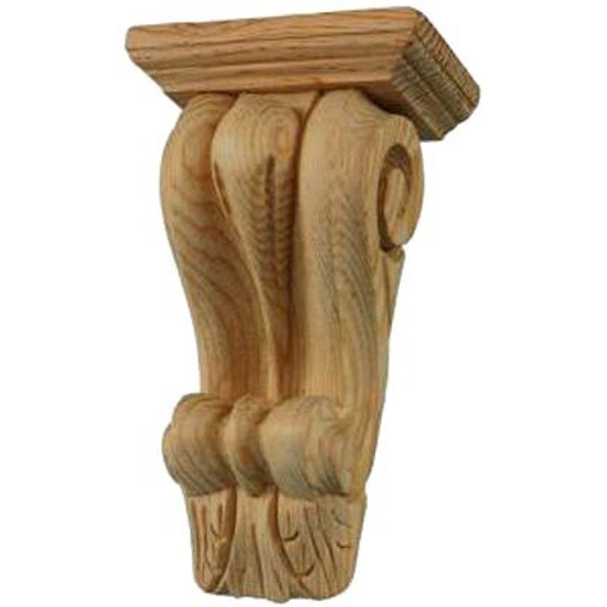Carved Thistle Corbel Small — Pair