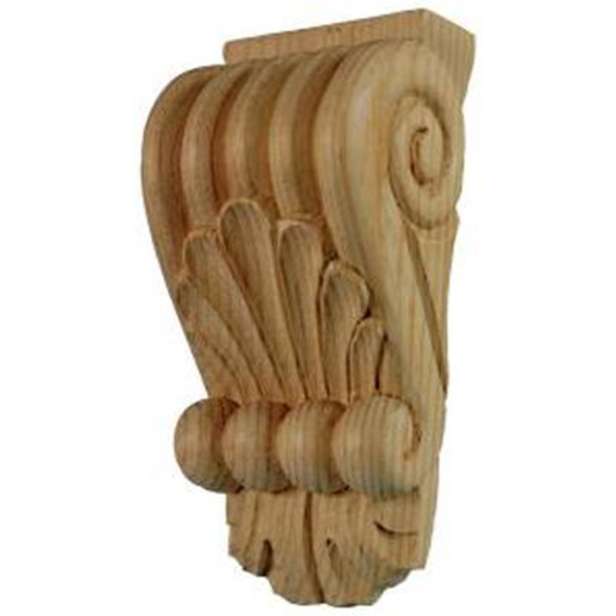 Carved Rose Corbel Medium — Pair