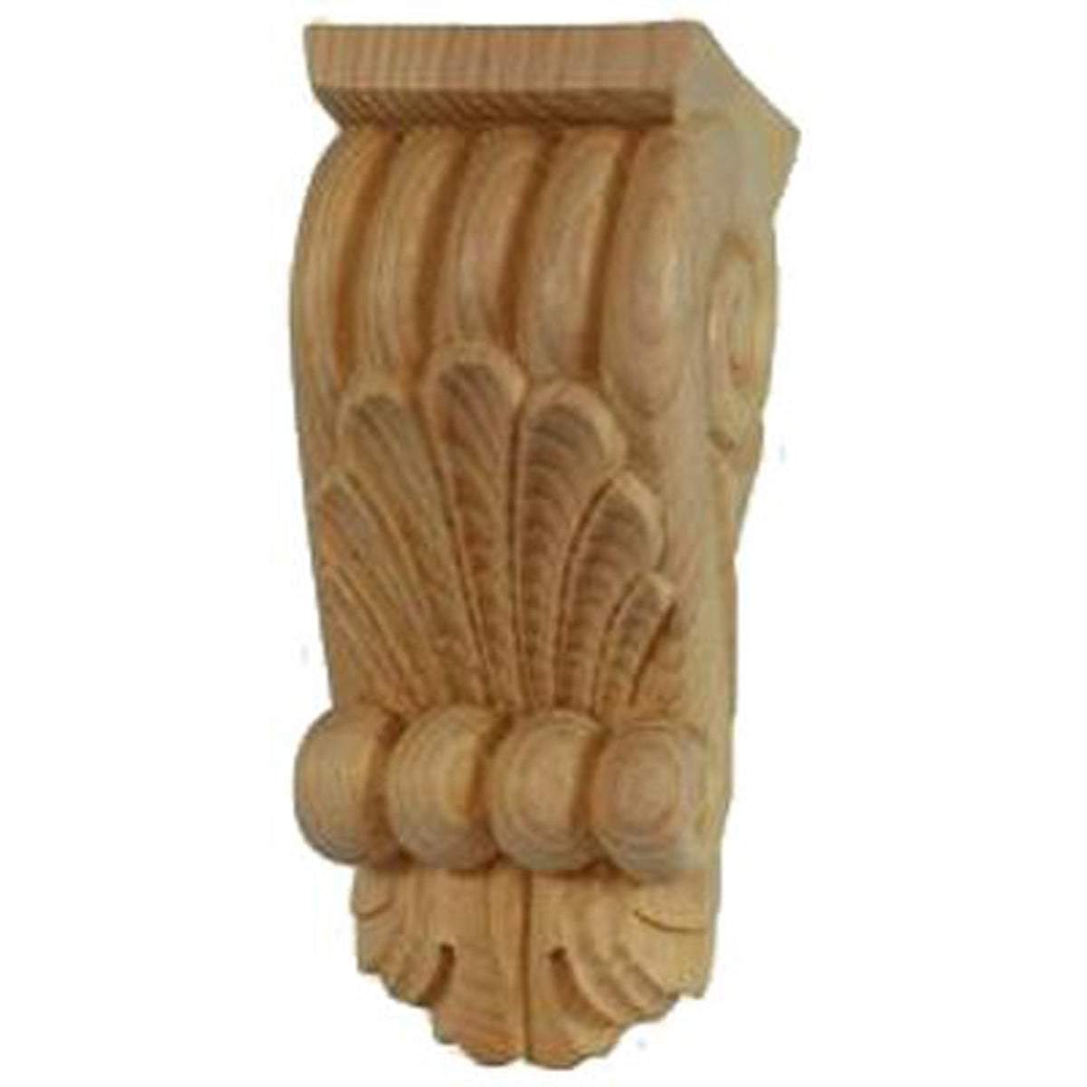 Carved Rose Corbel Small — Pair
