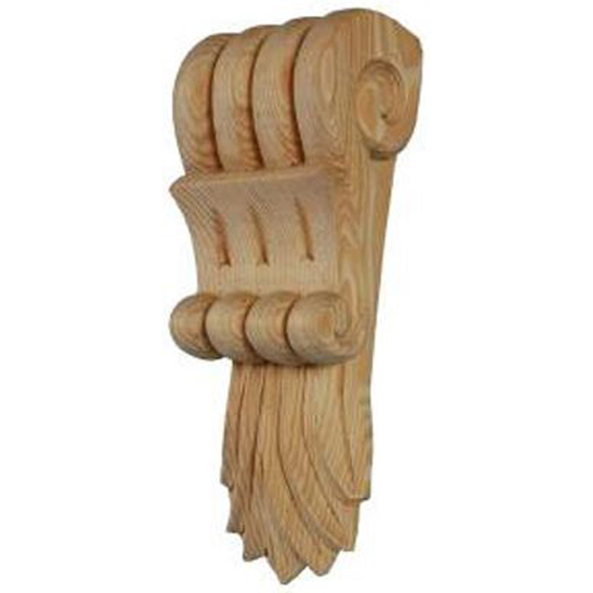 Carved Scroll Corbel Large — Pair