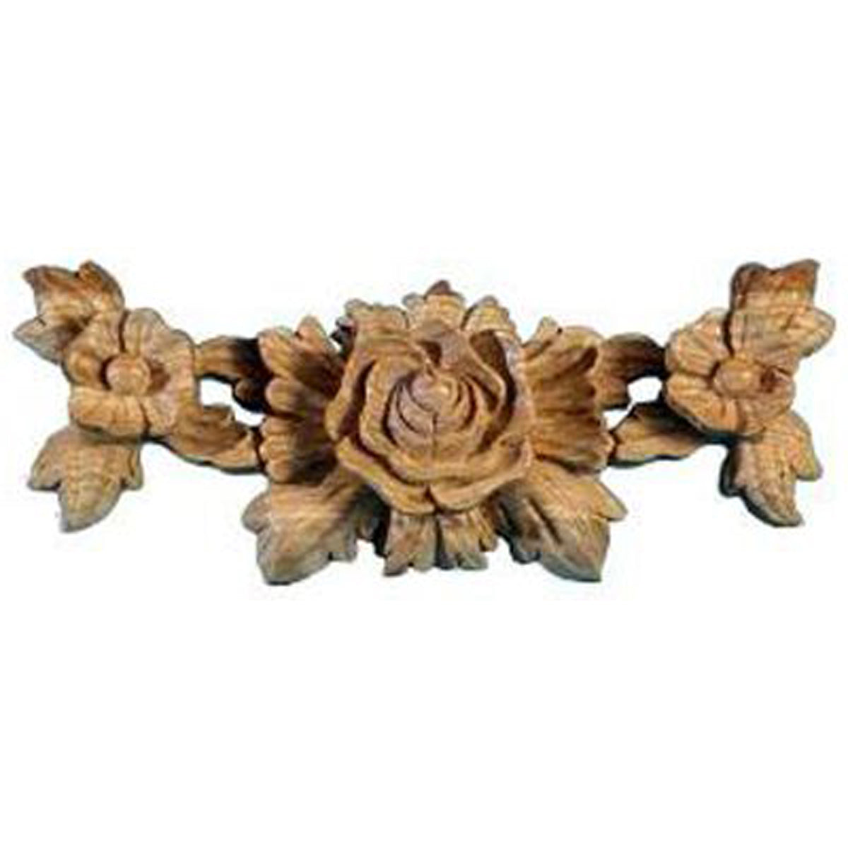 Carved Single Rosette Swag