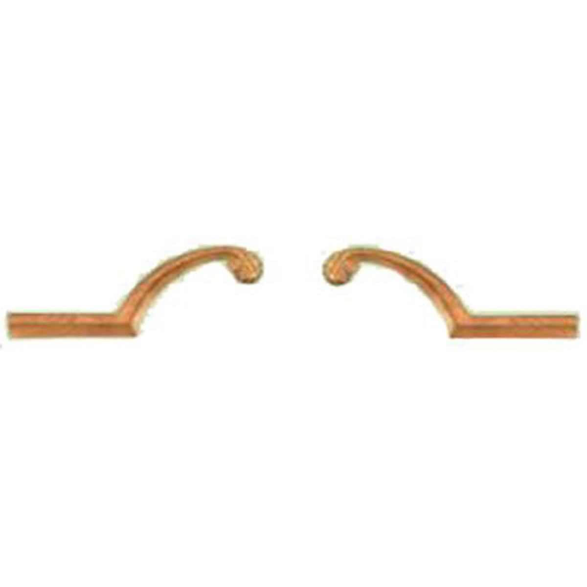 Carved Regal Bedrail 560 x 18mm — Pair