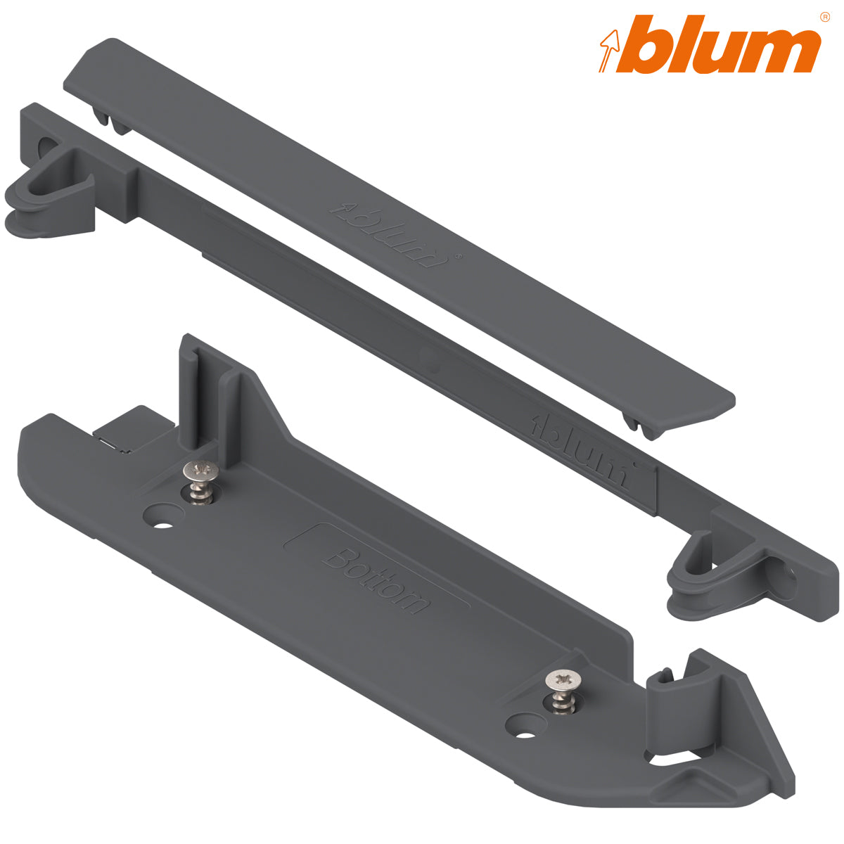 BLUM SERVO BACK+BOTTOM PROFILE BKT DGY