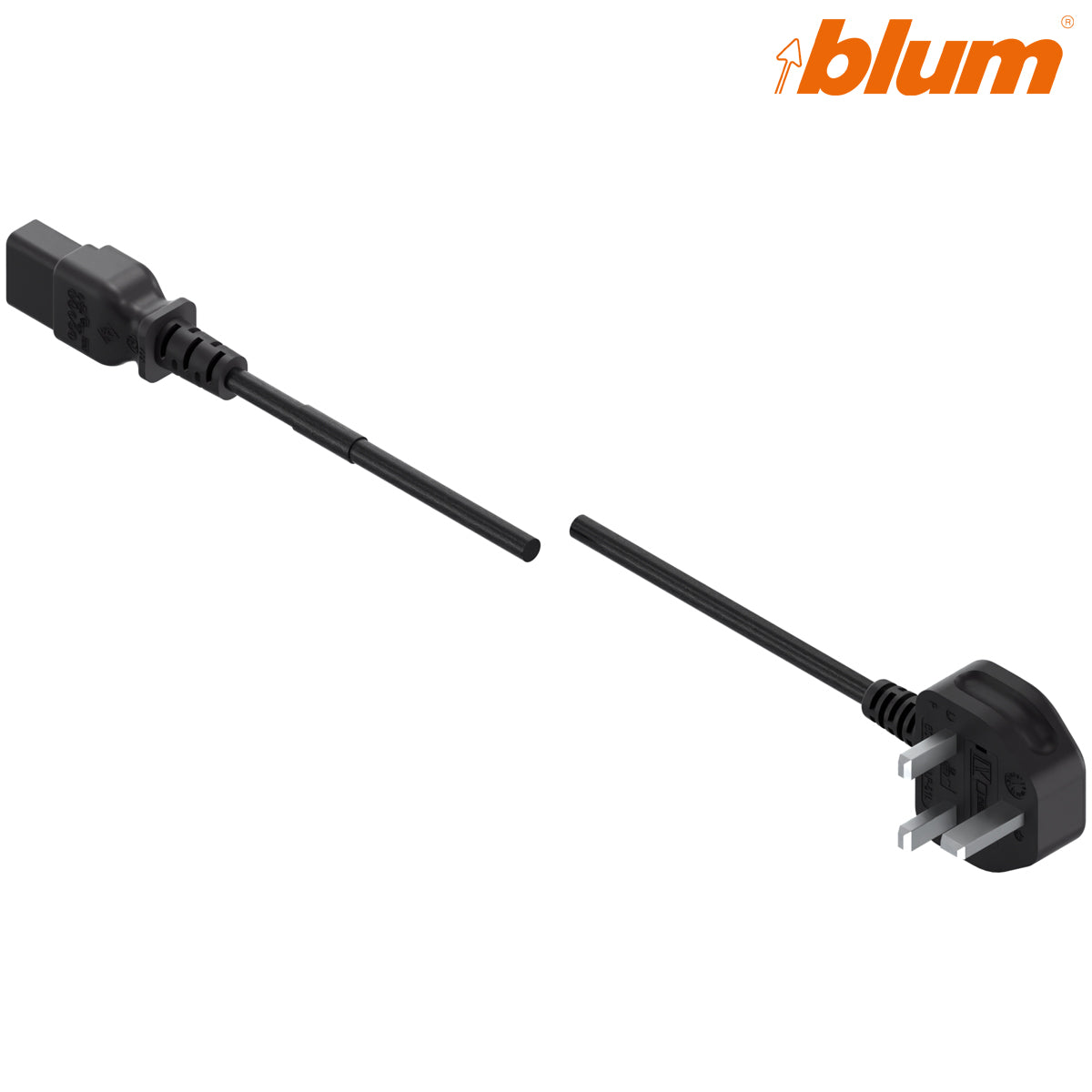 BLUM SERVO POWER CORD UK 2000 BLK by JULIUS BLUM UK LTD