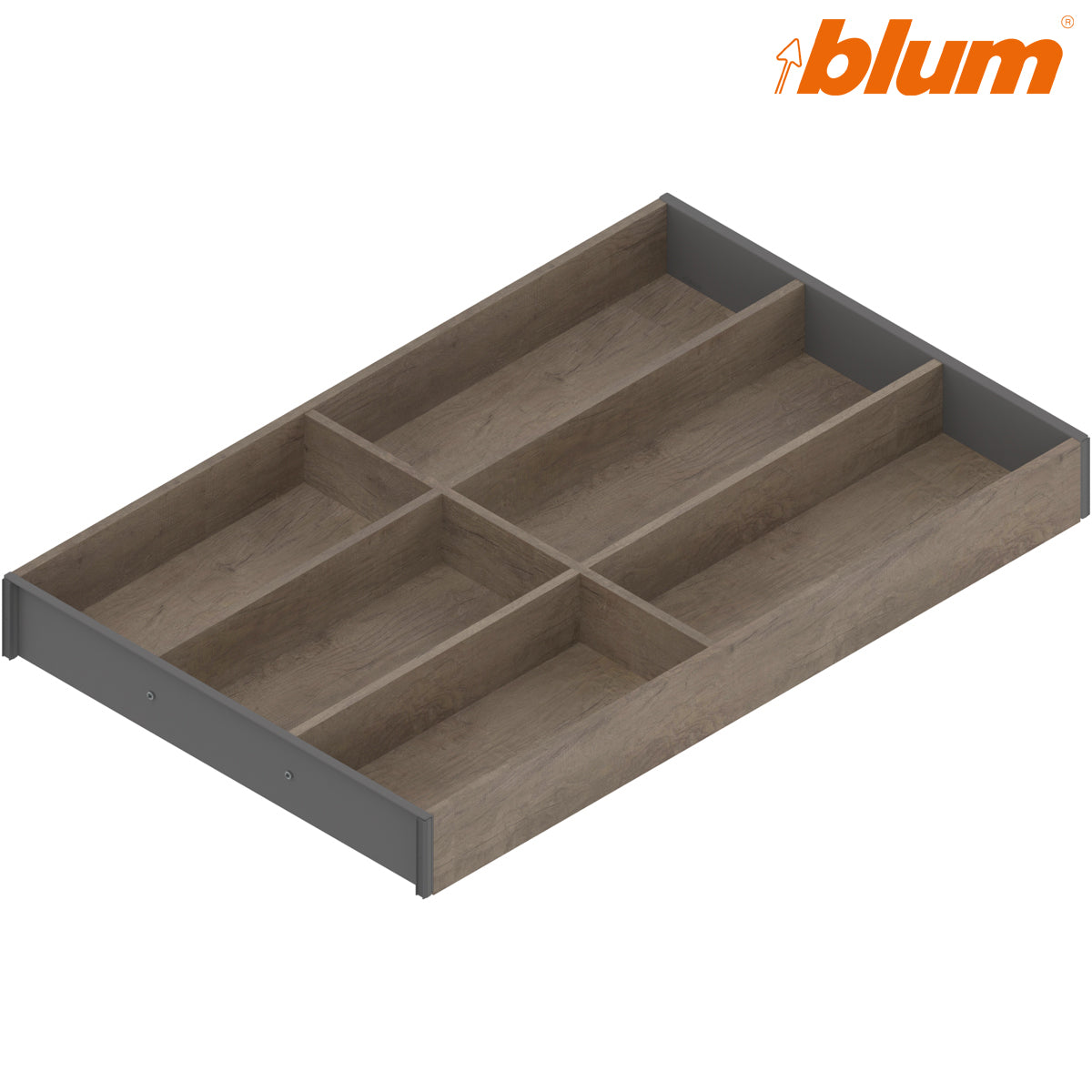BLUM LEGRABOX AMBIA-LINE CUTLERY INSERT 500x300x50 OAK