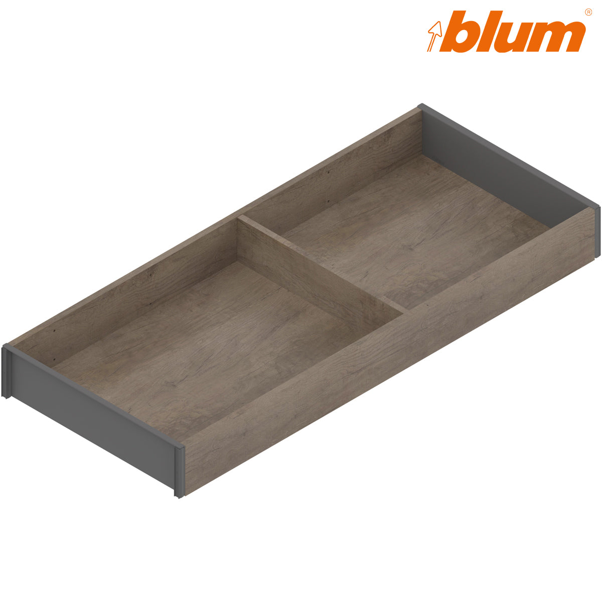 BLUM LEGRABOX AMBIA-LINE NARROW FRAME 500x200x51 OAK