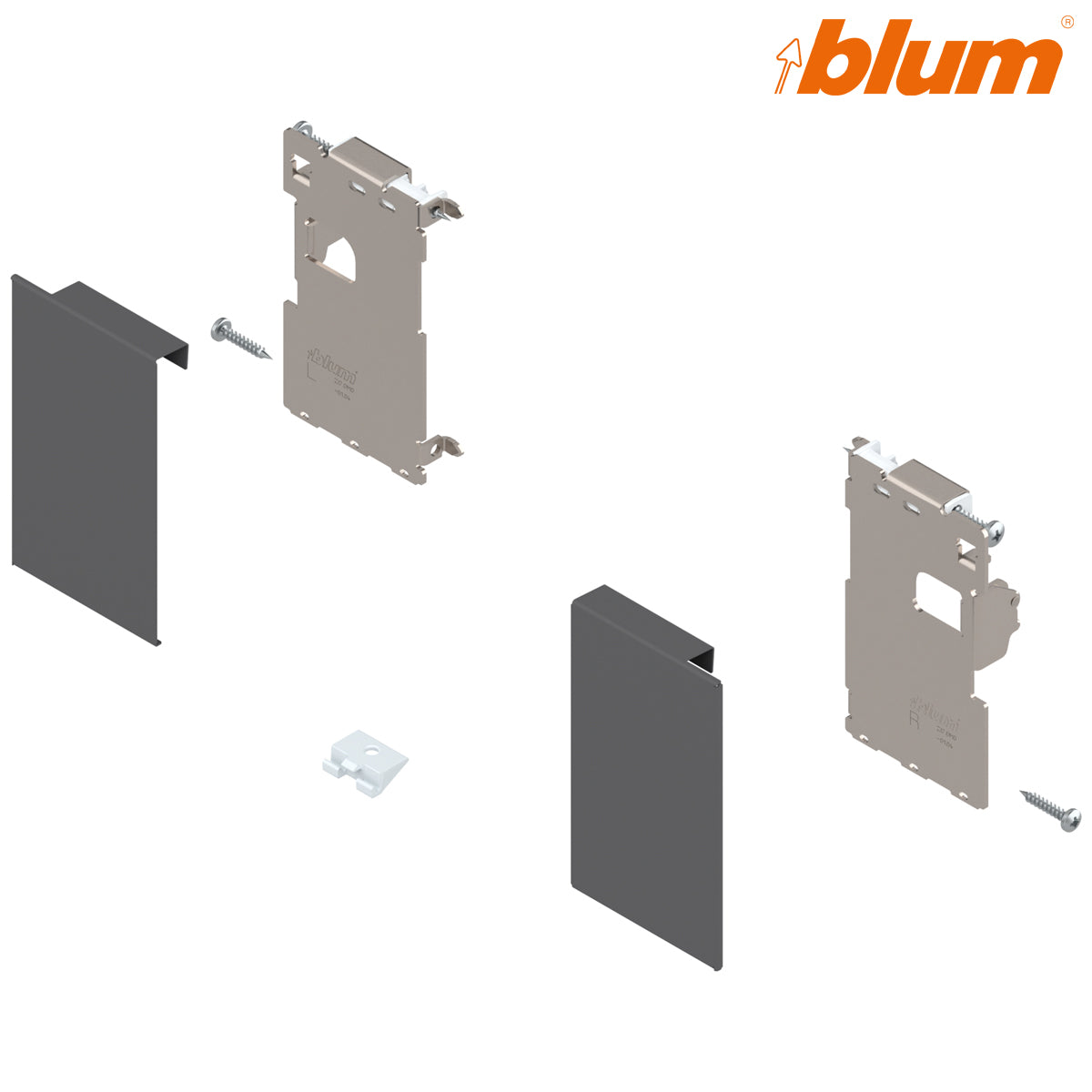 BLUM LEGRABOX FRONT PIECE SET M OGM