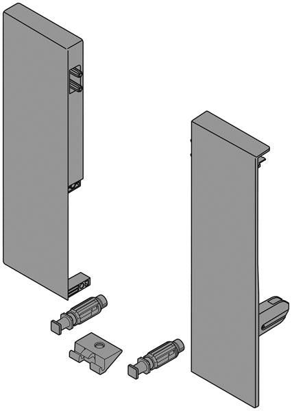 BLUM ANTARO FRONT FIX BRACKET D PR BLK