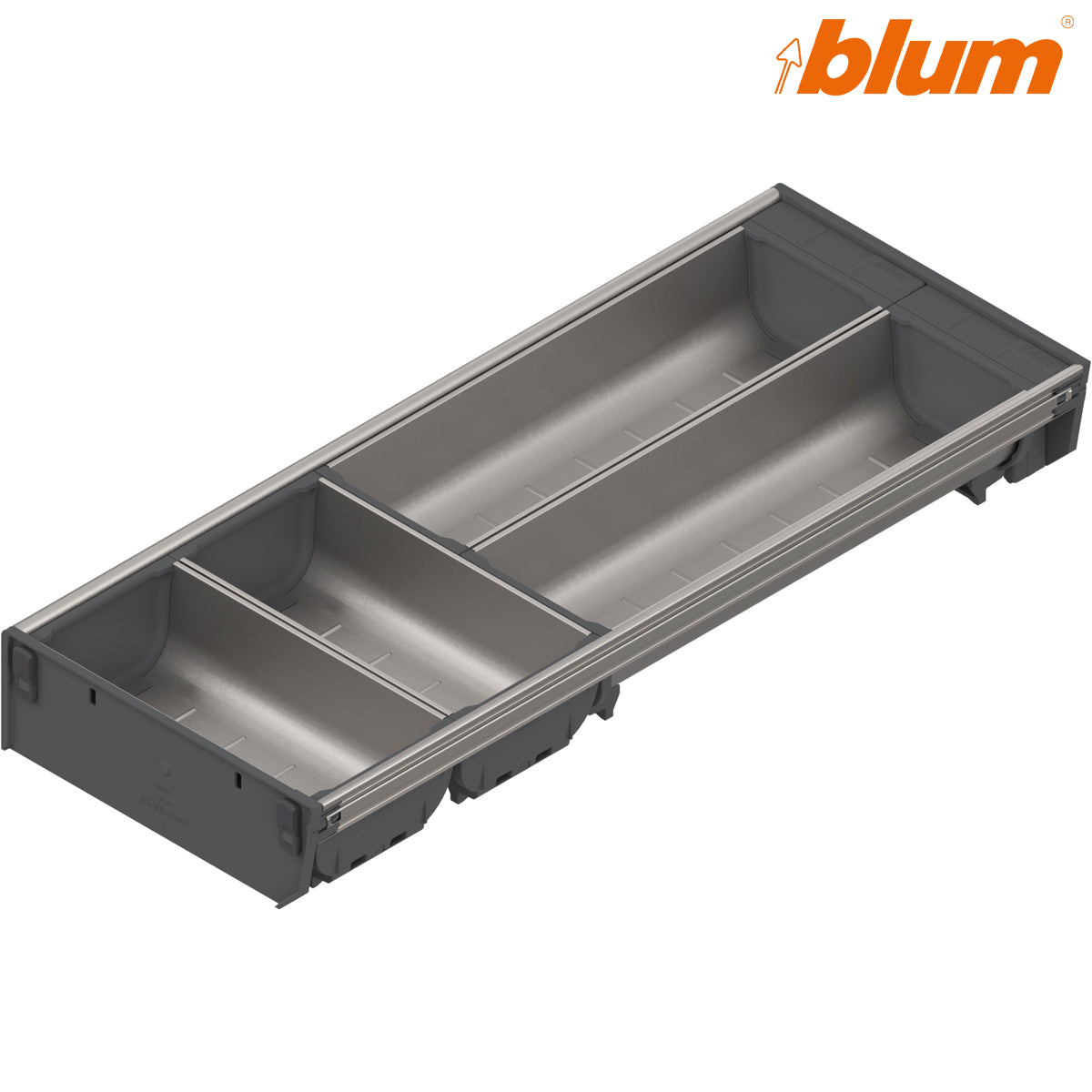 BLUM ORGALINE CUTLERY TRAY 500x192 DGY by JULIUS BLUM UK LTD