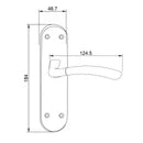 AMALFI LEVER UKLOCK 184x47x125 SCPC