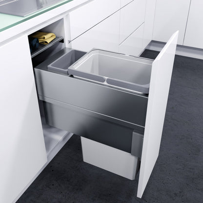 VS ENVI SPACE XX PRO S WASTE BIN 1x32L 1x1.2L 476x300 LGY