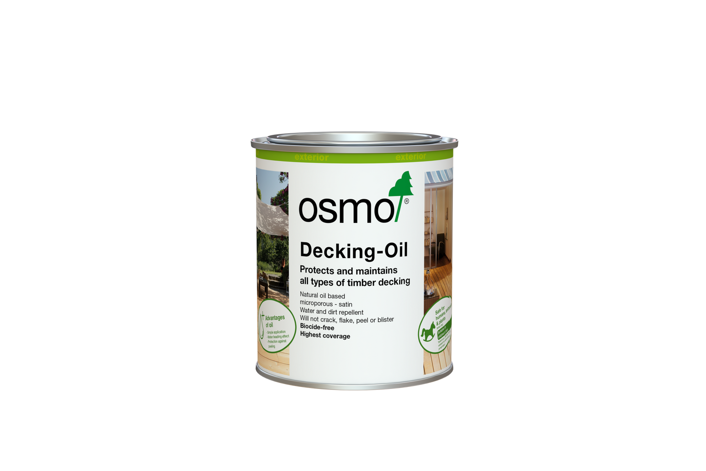 Osmo Teak Oil 007 Decking Oil 0.75L – Clear
