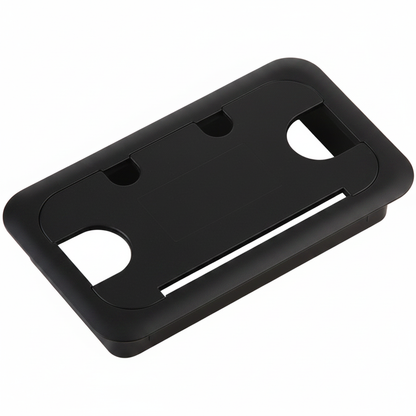 Cable Outlet Rect 105x55 Black