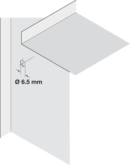 Shelf Support Sleeve 6.5mm Steel – Florentine Bronze (BR100AFB)