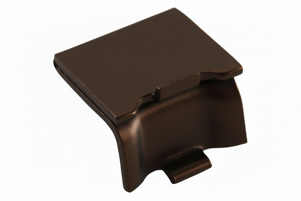 Tonk Raised Double Clip Mild Steel Bronze Lacquer BR215CB
