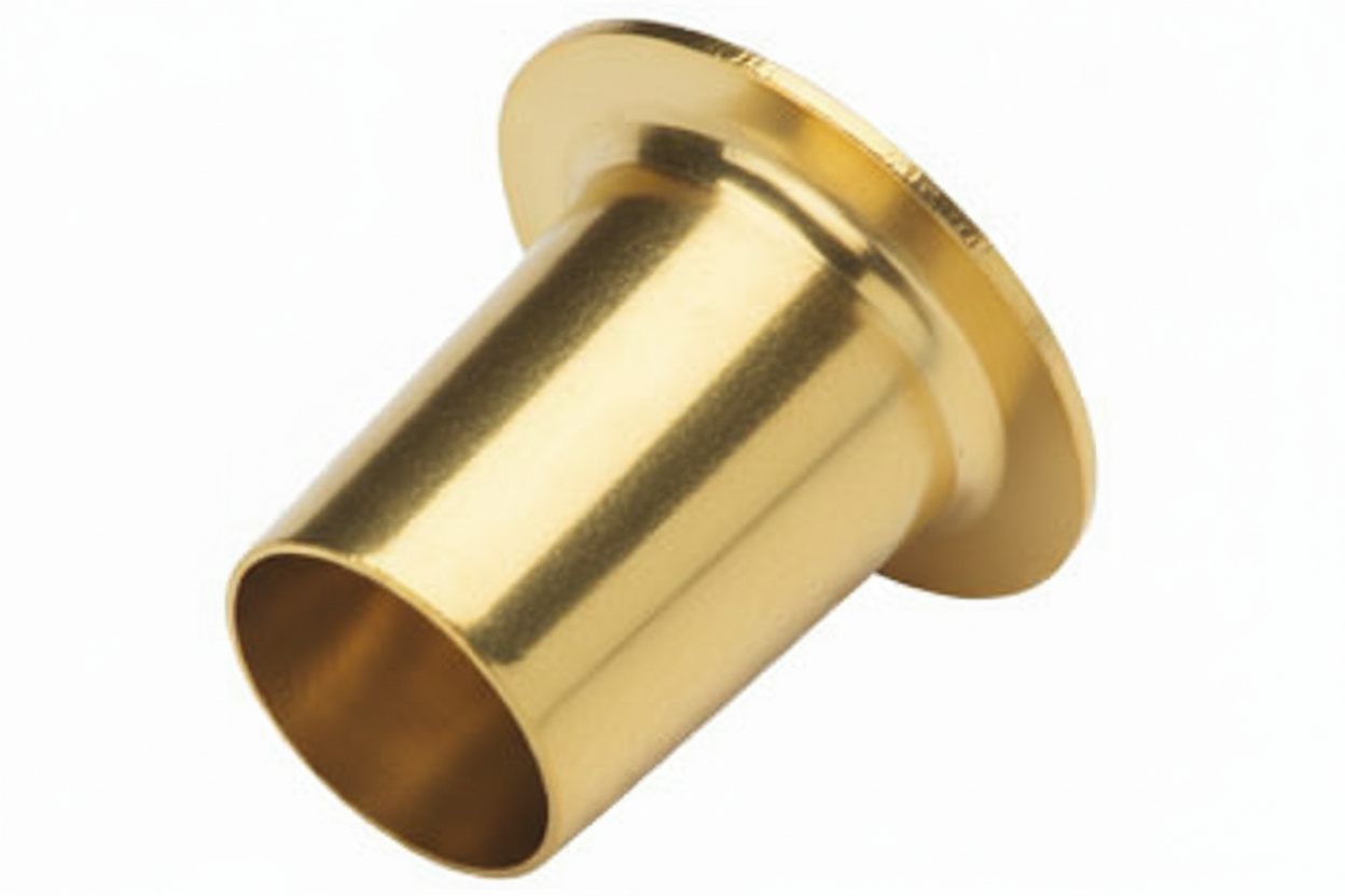 Shelf Support Sleeve 6.5mm Steel – Electroplated Brass
