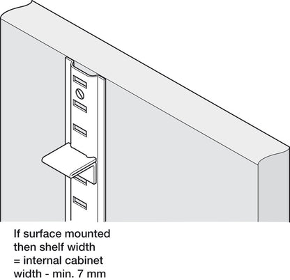 TONK RAISED SHELF STRIP 1829 MS/SNP